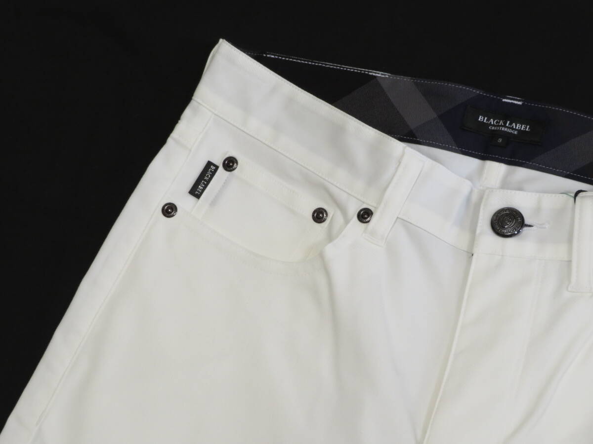 ブラックレーベル クレストブリッジ　白のブロックチェック柄パンツ 　Sサイズ 25,300円 W72～75_画像5