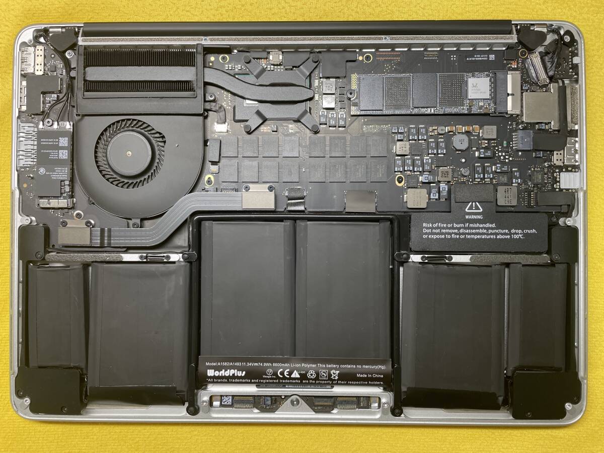 高速1TB-SSD 16GB！ MacBook Pro Retina Mid 2014, 13-inch, Core i5 2.6GHz, NVMe1TB SSD, 16GB RAM, A1502 (MGX72J/A)の画像7