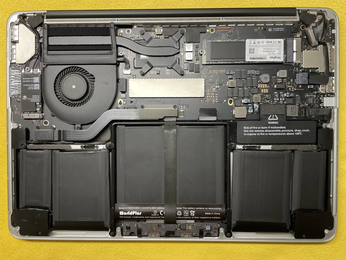 高速大容量 2TB SSD / 16GB RAM / Core i7 デュアルOS！MacBook Pro Retina Early 2015, 13-inch, i7 3.1GHz, MF843J/A, A1502の画像7