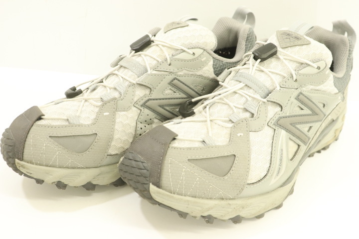 【中古】 NEW BALANCE メンズスニーカー 26.5cm GORE-TEX ML610XA NEW BALANCE 26.5cm グレー 灰 無地_画像1