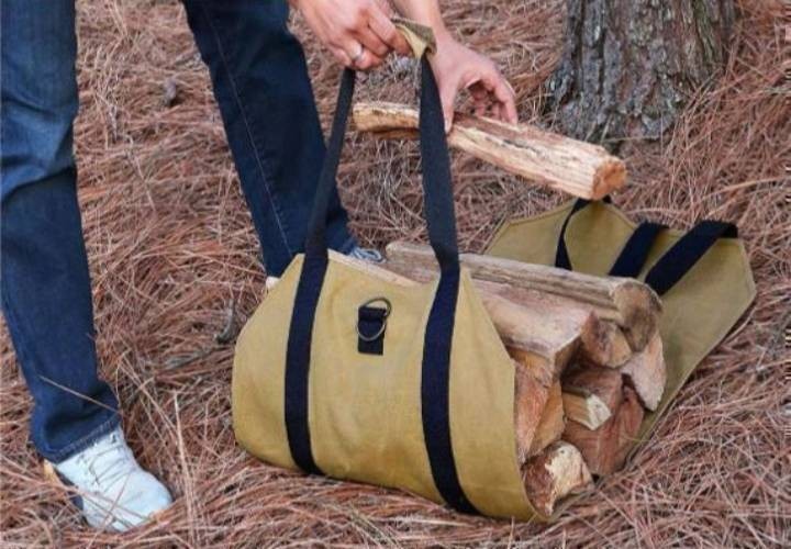  firewood carry bag firewood case high capacity rog bag firewood camp goods outdoor 