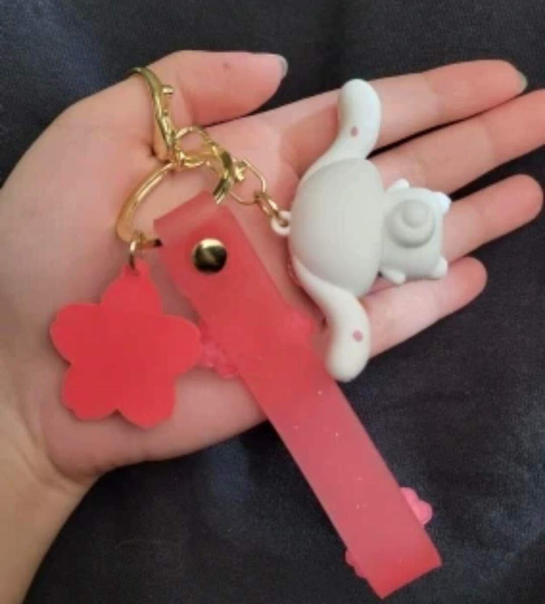  Cinnamoroll key ring key holder strap 