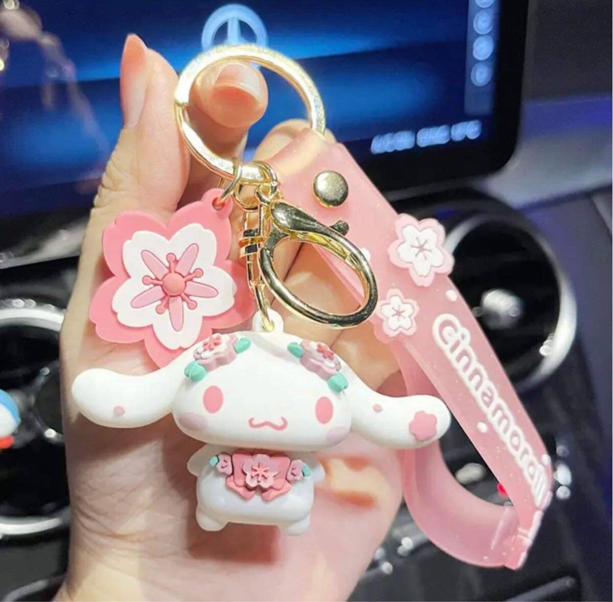  Cinnamoroll key ring key holder strap 