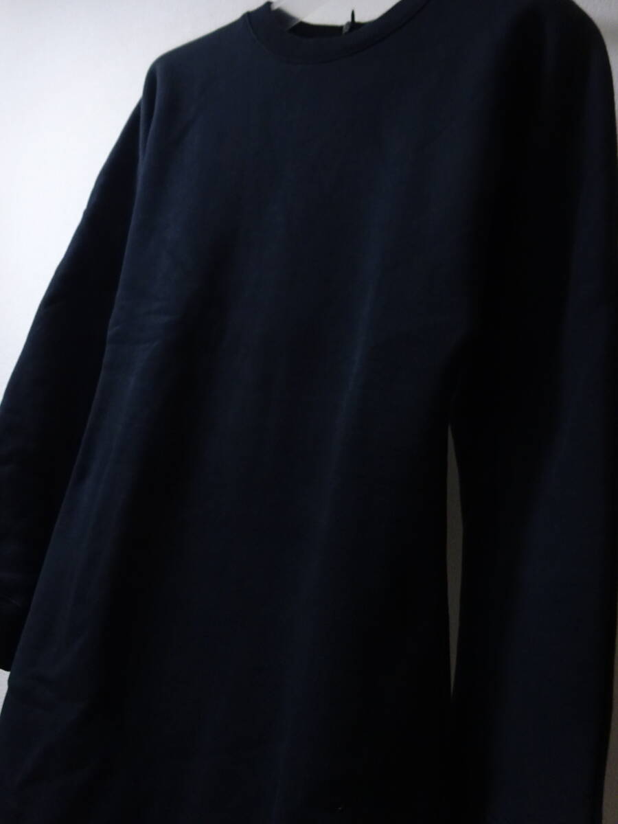 Acne Studios sweat One-piece long sleeve reverse side nappy plain black black lady's XS Acne s Today oz 