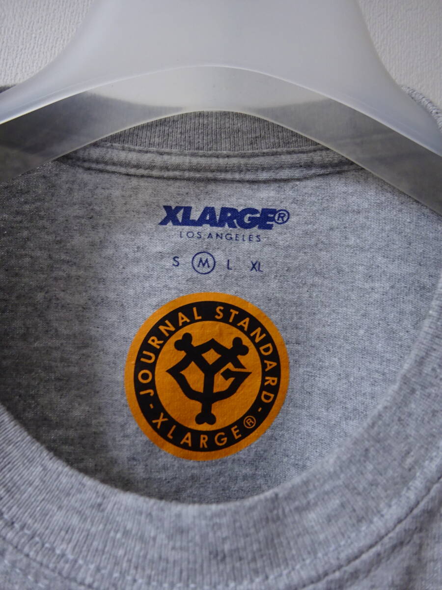  Yomiuri Giants x XLARGE x JOURNAL STANDARD короткий рукав карман футболка серый короткий рукав мужской M XLarge Journal Standard .