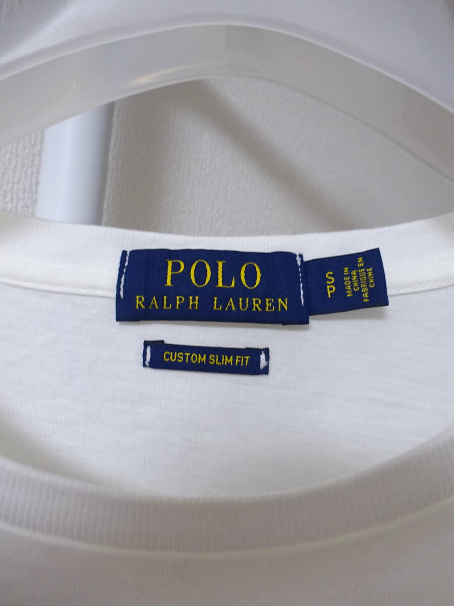 POLO RALPH LAUREN 半袖Tシャツ 陸上 体操 白 メンズ S ポロラルフローレン_画像4