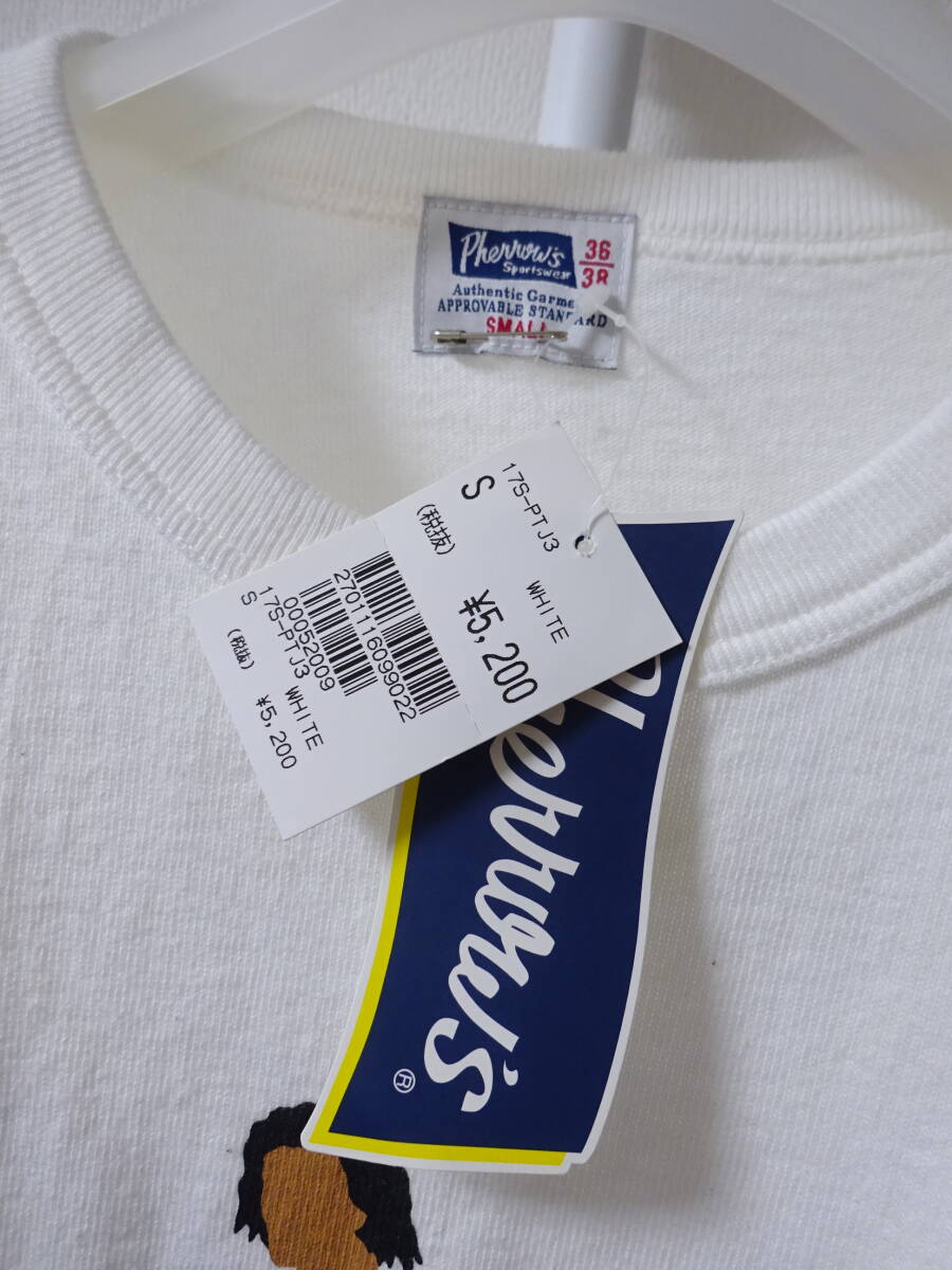 未使用品 Pherrow's 半袖Tシャツ サーフィン サーファー ホワイト 白 レディース S フェローズ_画像4