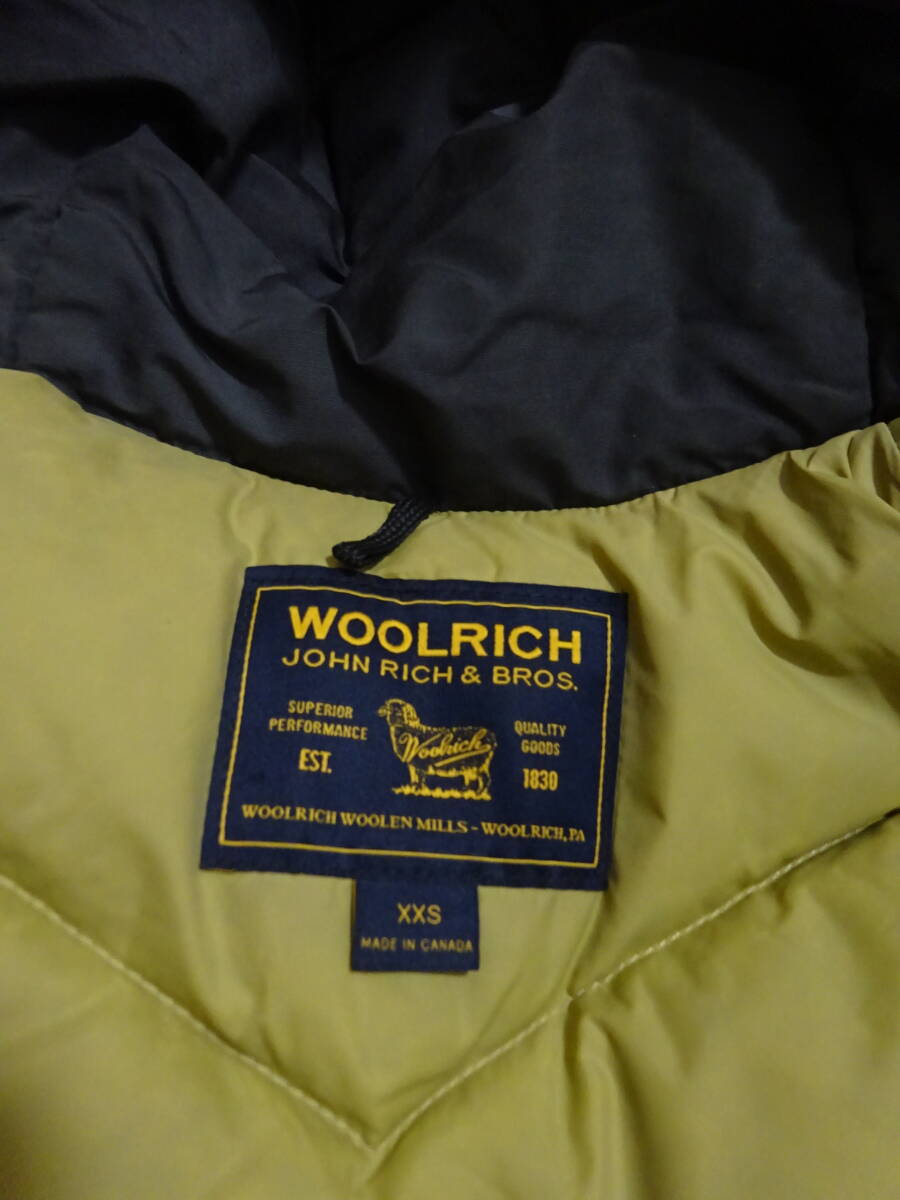 WOOLRICH JOHN RICH & BROS Arctic Parka down coat gray grey lady's XXS Woolrich John Ricci Arctic Parker 