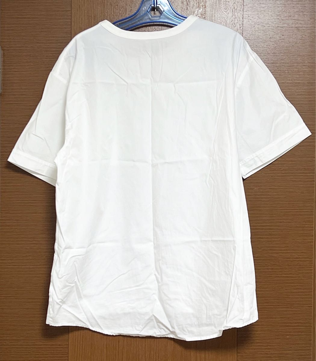 バナナリパブリック メンズ Tシャツ シャツ 半袖 白 カットソー L 美品