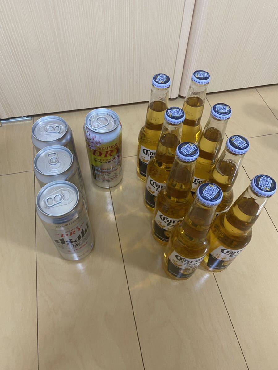 未開封 ビール類 アサヒ スーパードライ×3 生ジョッキ缶×1 コロナ エキストラ×8 まとめ売り セット売り 詰め合わせの画像5