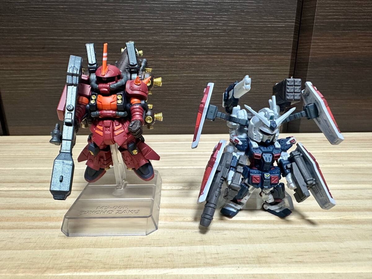 FW GUNDAM CONVERGE 開封品 EX13 FULL ARMOR GUNDAM EX32 ZAKUⅡ PSYCHO ZAKU サイコザク フルアーマーガンダム コンバージ ジャンク扱いの画像2