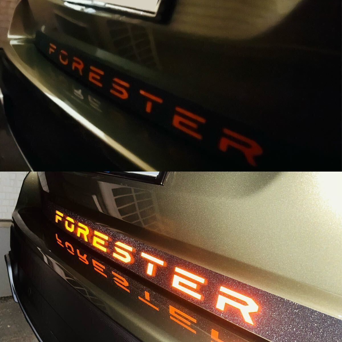 [ новый товар ]SK Forester задняя дверь переводная картинка [ отражающий orange знак бриллиантовый черный ]