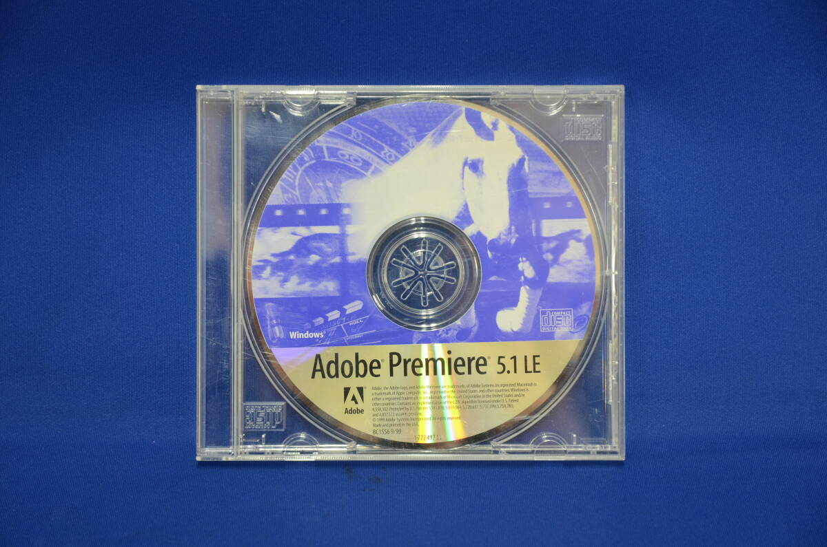 希少 美品★Adobe Premiere 5.1LE 正規 シリアル番号 インストールマニュアル付■アドビ プレミア 動画編集ソフトの画像2