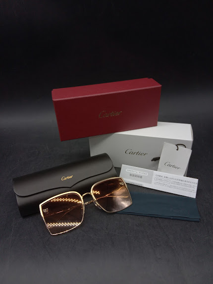 ▽ 【263】 カルティエ サングラス CT0199S-004 / Cartier パンサー パンテール ドゥ カルティエ アイウェア Eyewear 眼鏡 パリ フレーム_画像1