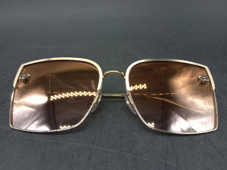 ▽ 【263】 カルティエ サングラス CT0199S-004 / Cartier パンサー パンテール ドゥ カルティエ アイウェア Eyewear 眼鏡 パリ フレーム_画像2