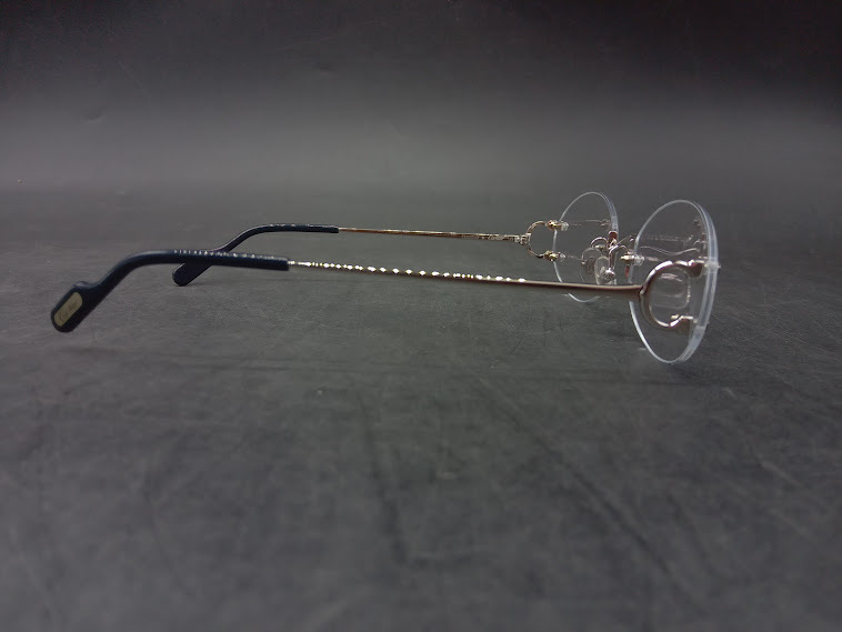 ▽ 【268】 カルティエ メガネ CT0152S-004 / Cartier アイウェア Eyewear 眼鏡 フチなし オーバル フレーム 伊達 伊達メガネ_画像7