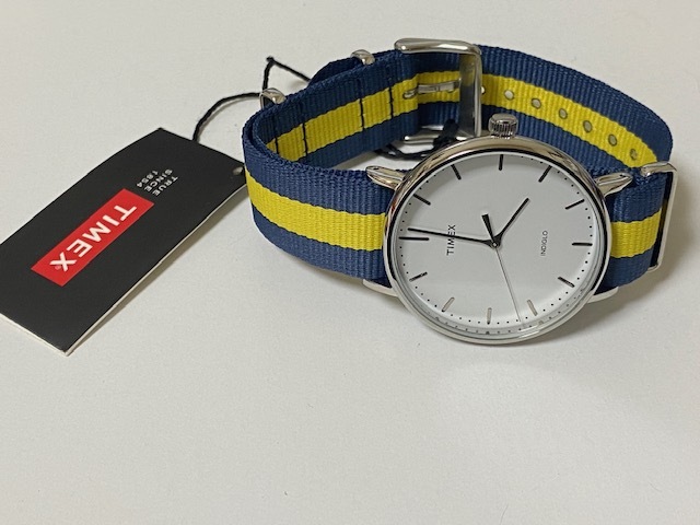  Timex TIMEX WEEKENDER we kenda-FAIRFIELDfea поле нейлон серия ремешок наручные часы TW2P90900 экспонирование не использовался товар 