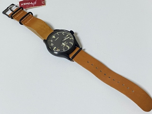  Timex TIMEX The Waterbury вода Berry коллекция TW2P64700 наручные часы чай кожа ремень ремешок экспонирование не использовался товар 