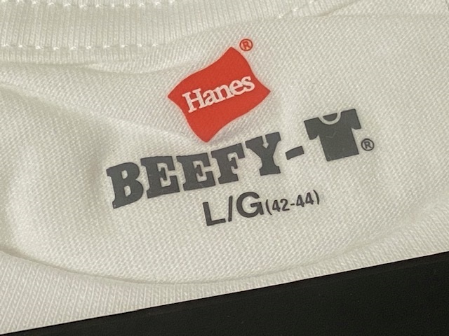 ヘインズ Hanes BEEFY-T Tシャツ ビーフィー Lサイズ H5180 展示未使用品の画像3