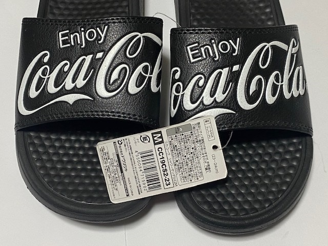 Coca-Cola コカ・コーラ サンダル M・L・XLサイズ ブラック 同柄 各1点 展示未使用品の画像4