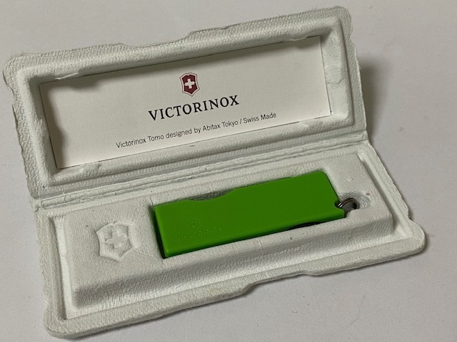 ビクトリノックス VICTORINOX TOMO DESIGNED BY ABITAX アップルグリーン 展示未使用品の画像1