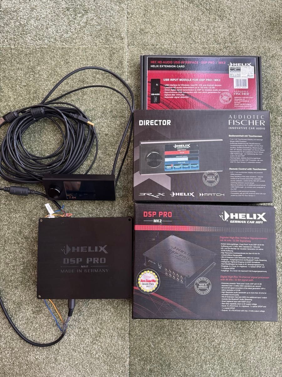 最終価格HELIX DSP PRO MK2+DIRECTOR+DMP埋込枠 未取付品