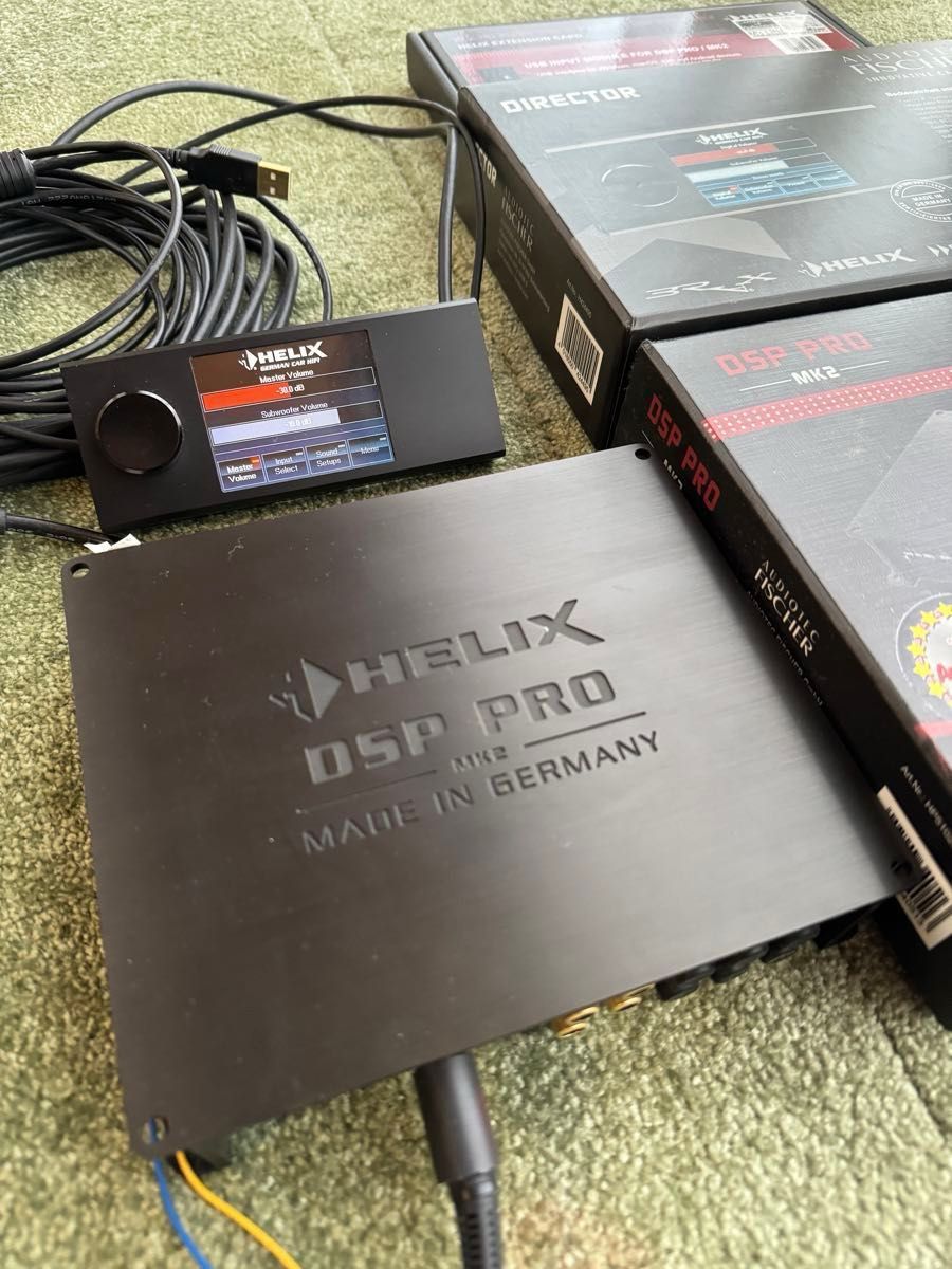 最終価格HELIX DSP PRO MK2+DIRECTOR+DMP埋込枠 未取付品