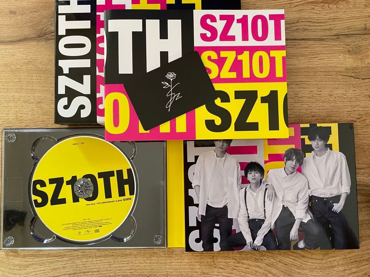 SexyZone 10th Anniversary Album 「SZ10TH」ベストCD2枚＋BluRay(シングル曲全MV）