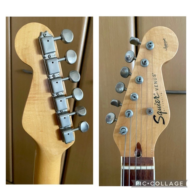 Squier by Fender Venus★スクワイヤー ヴィーナス VS-55 3Tone Sunburst Crafted in Japan／コートニー・ラブ・モデル、個性溢れる仕様。の画像6