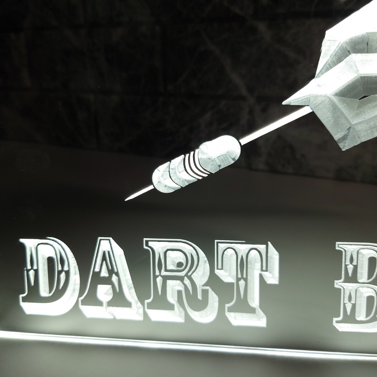 No.NE28 ダーツ DARTS LED ネオン 看板 店舗 インテリア ディスプレイ BAR ガレージ_画像2