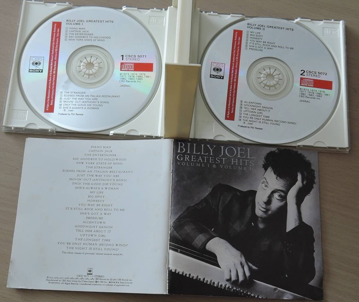 2CD◎ BILLY JOEL ◎ GREATEST HITS VOLUME1&2 ビリー・ザ・ベスト ◎_画像5