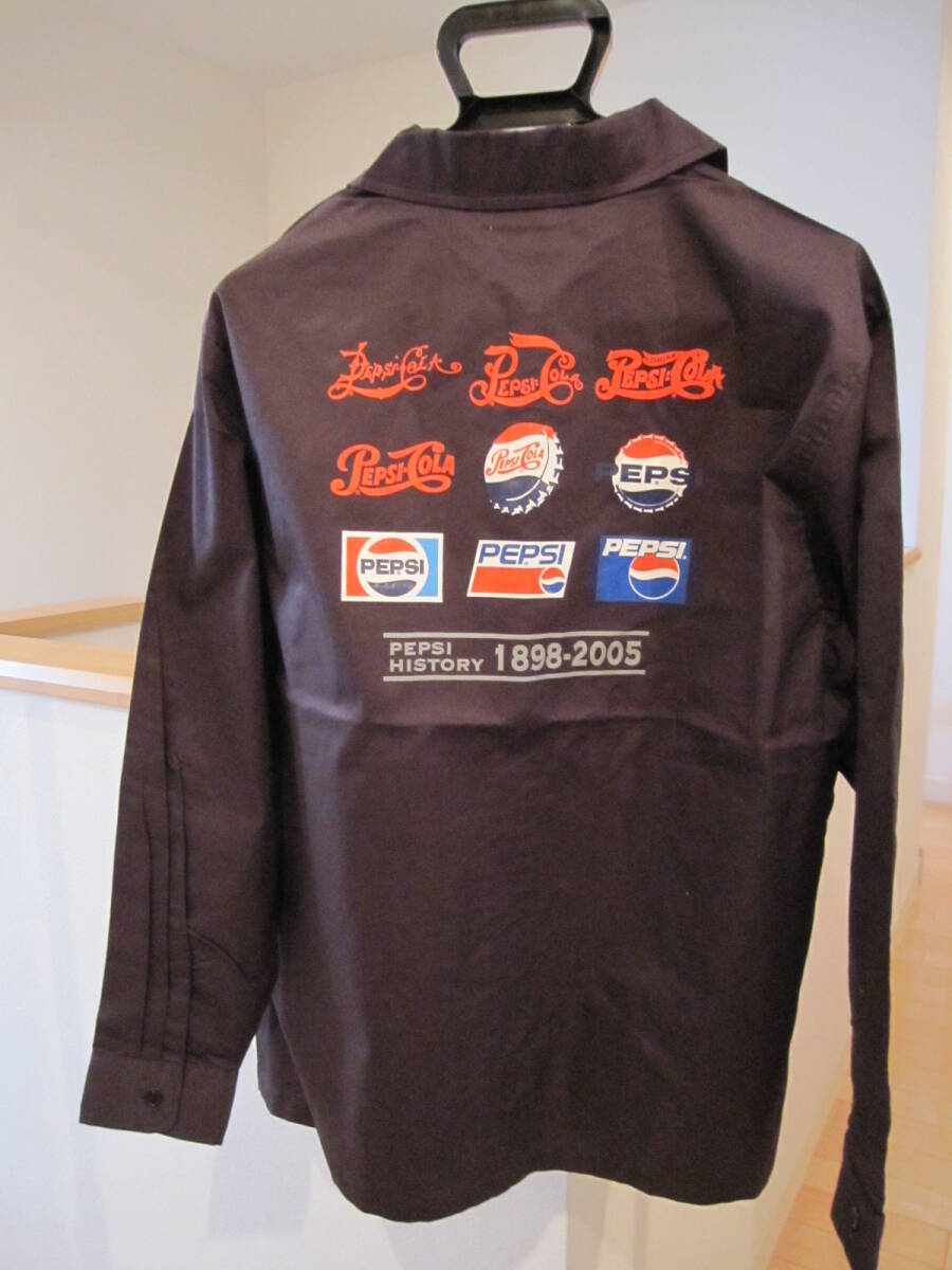  PEPSI HISTORY 1988-2005 ロゴ サントリーオリジナルデザイン シャツジャケット。の画像1