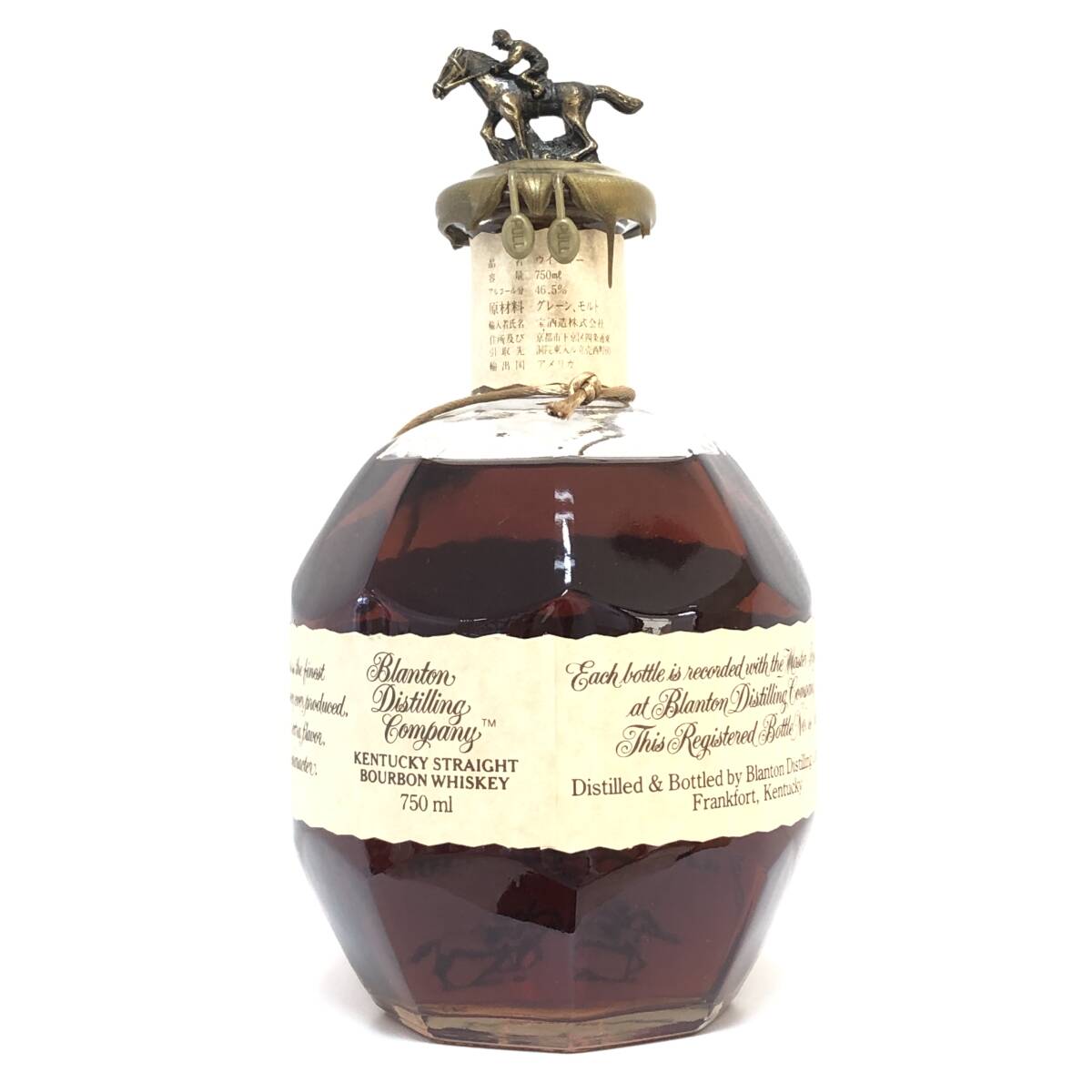 1円〜 未開栓 Blanton's ブラントン 93年 750ml 46.5% バーボン ウイスキー 洋酒 古酒 お酒 ケンタッキーの画像3