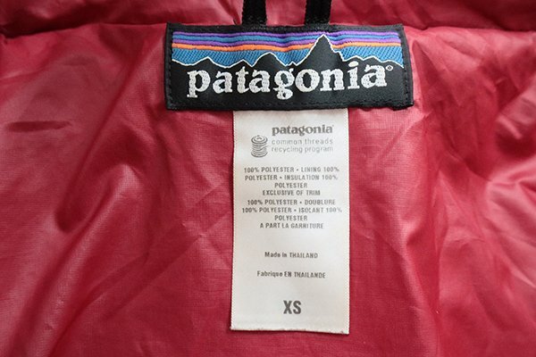 Patagonia ◆ ダスパーカ レッド 赤 XSサイズ (袋付き) DAS 中綿 ブルゾン ジャケット パタゴニア ◆5/ZZ1の画像7