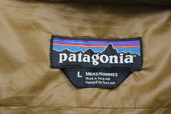 Patagonia ◆ ダスパーカ ブラウン Lサイズ (袋付き) DAS プリマロフト 中綿 ブルゾン ジャケット パタゴニア ◆ZZ1の画像8