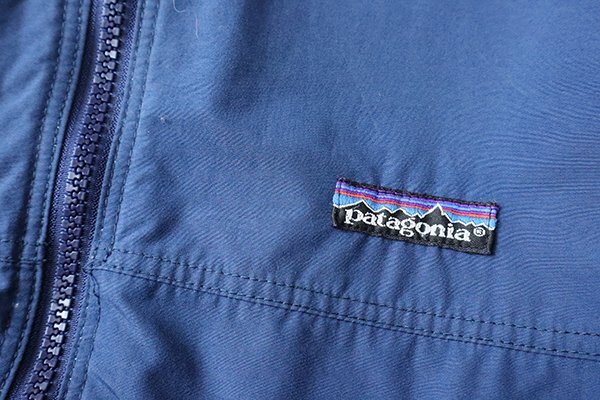 patagonia ◆ 80's シェルドシンチラ トジャケット Mサイズ ネイビー 裏地フリース ナイロン パタゴニア ◆DF13の画像6