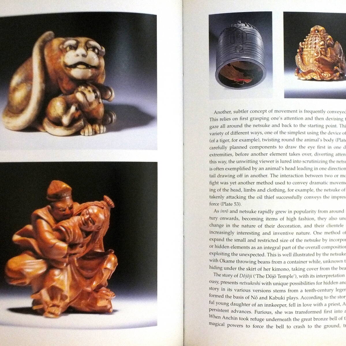 Y105根付収集家必携！洋書 図録・書籍「JAPANESE NETSUKE」JULIA HUTT ｂｙ VＩＣＴＲＩＡ ＡＮＤ ＡＬＢＥＲＴ ＭＵＳＥＵＭの画像5