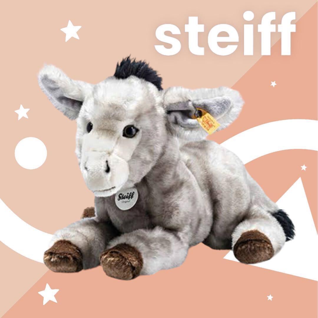 【新品】シュタイフ ロバ 33cm ファーストトイ ぬいぐるみ 誕生日プレゼント steiff こどもの日 人形 出産祝い_画像1