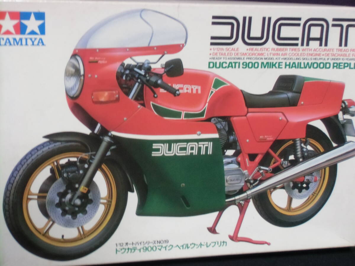 最終限定値下げ！！タミヤ 1/12 ドゥカティ900 マイクヘイルウッドレプリカ 未組立て 　DUCATI_画像1