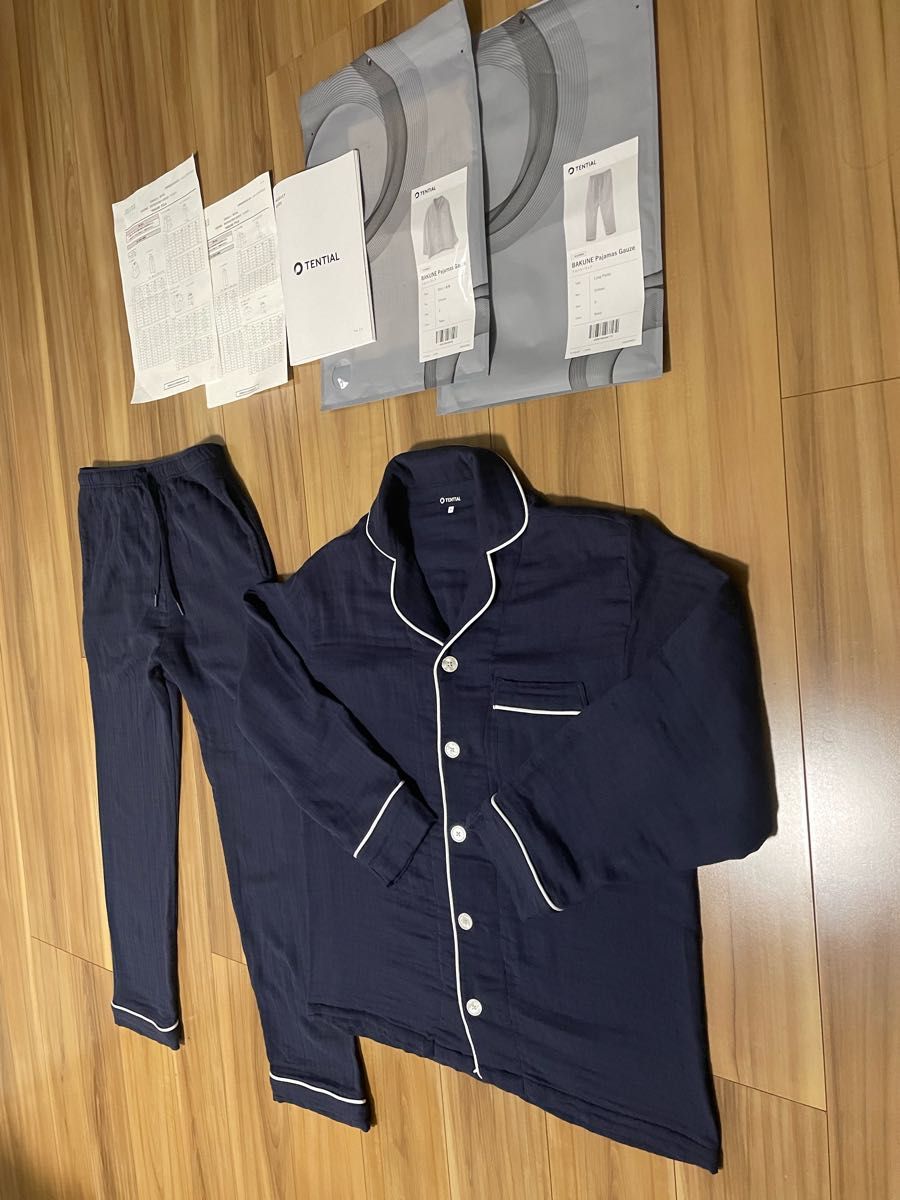 TENTIAL BAKUNE 爆寝 バクネ パジャマ ネイビー Unisex Sサイズ TENTIAL BAKUNE 爆寝 バクネ パジャマ ネイビー Unisex Sサイズ