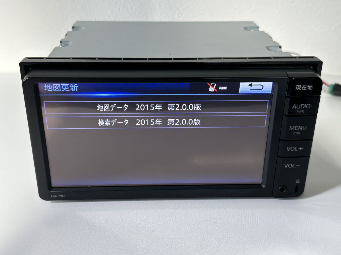 * Toyota оригинальный / SD navi высокая четкость /NSCP-W64/Bluetooth OK/TV цифровое радиовещание 1 SEG /CD/AUX/TV разблокирован /2015 карта *