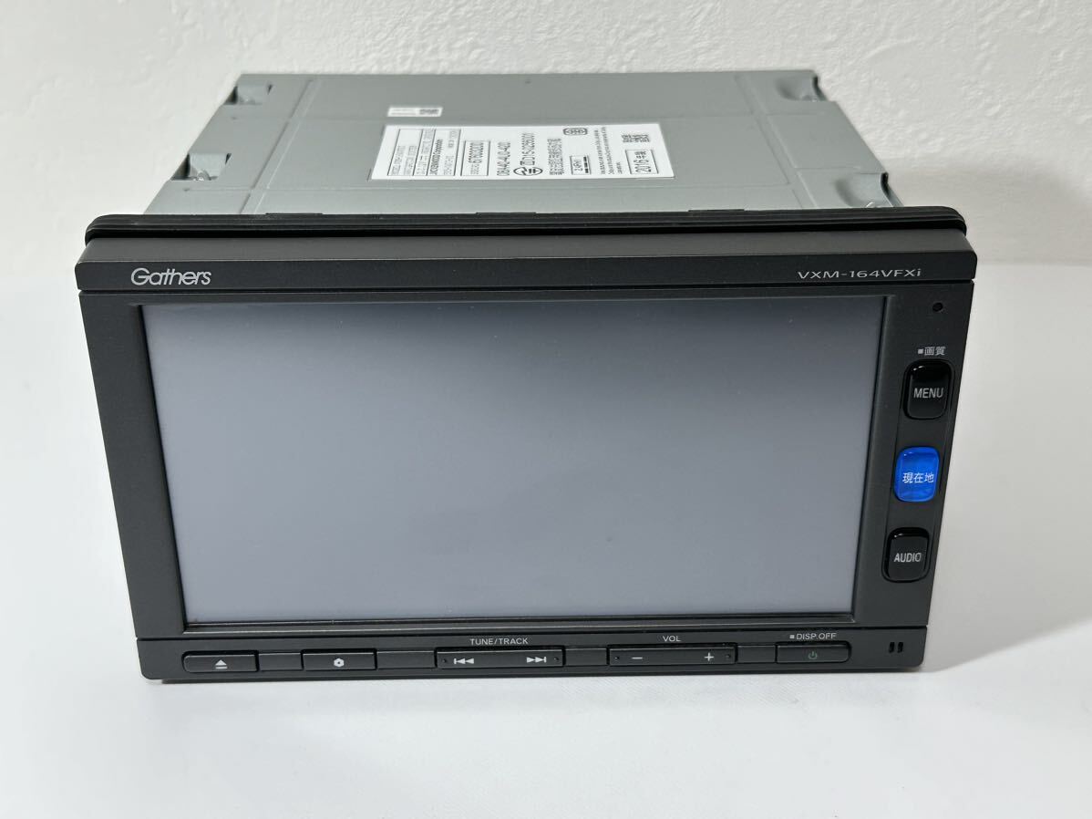 ホンダ 純正ナビ Gathersギャザズ VXM-164VFXi(JVC KENWOOD製/7インチ/フルセグ/通電確認)セキュリティロック品_画像4