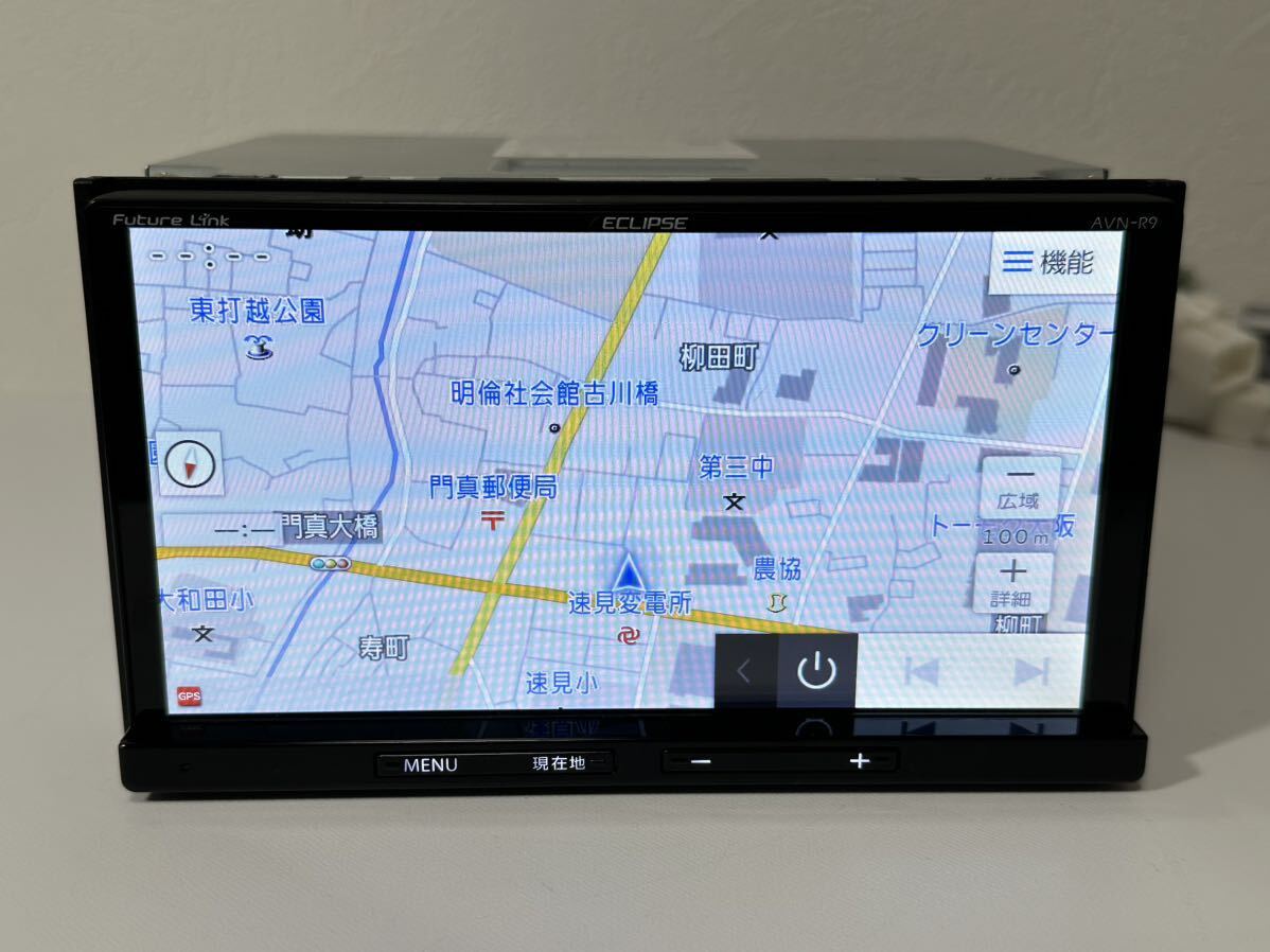 ECLIPSE(イクリプス) AVN-R9 メモリーナビゲーション内臓　SD/DVD/Bluetooth/Wi-Fi/地上デジタルTV 7型WGA AV※動作OK※_画像1
