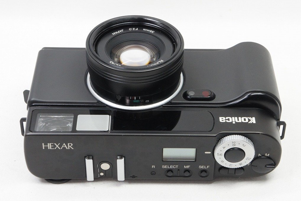 【適格請求書発行】ジャンク品 Konica コニカ HEXAR AF レンジファインダー 35mmコンパクトフィルムカメラ【アルプスカメラ】240324f_画像3