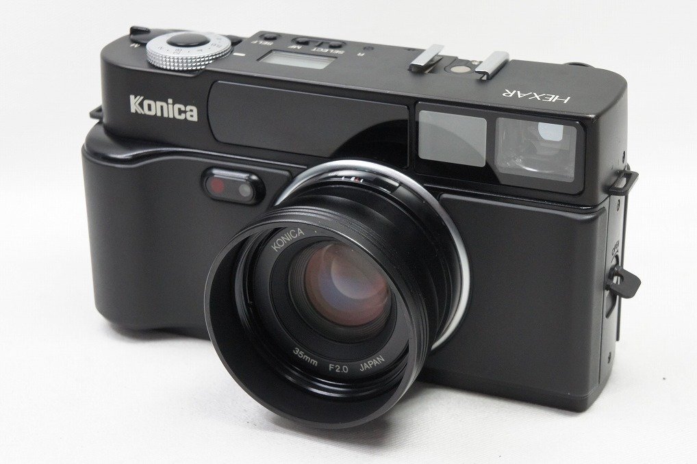 【適格請求書発行】ジャンク品 Konica コニカ HEXAR AF レンジファインダー 35mmコンパクトフィルムカメラ【アルプスカメラ】240324f_画像2