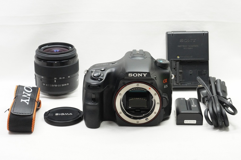 ソニー SONY ミラーレス一眼 α65 ダブルズームレンズキット DT ソニー SONY ミラーレス一眼 α65 ダブルズームレンズキット DT