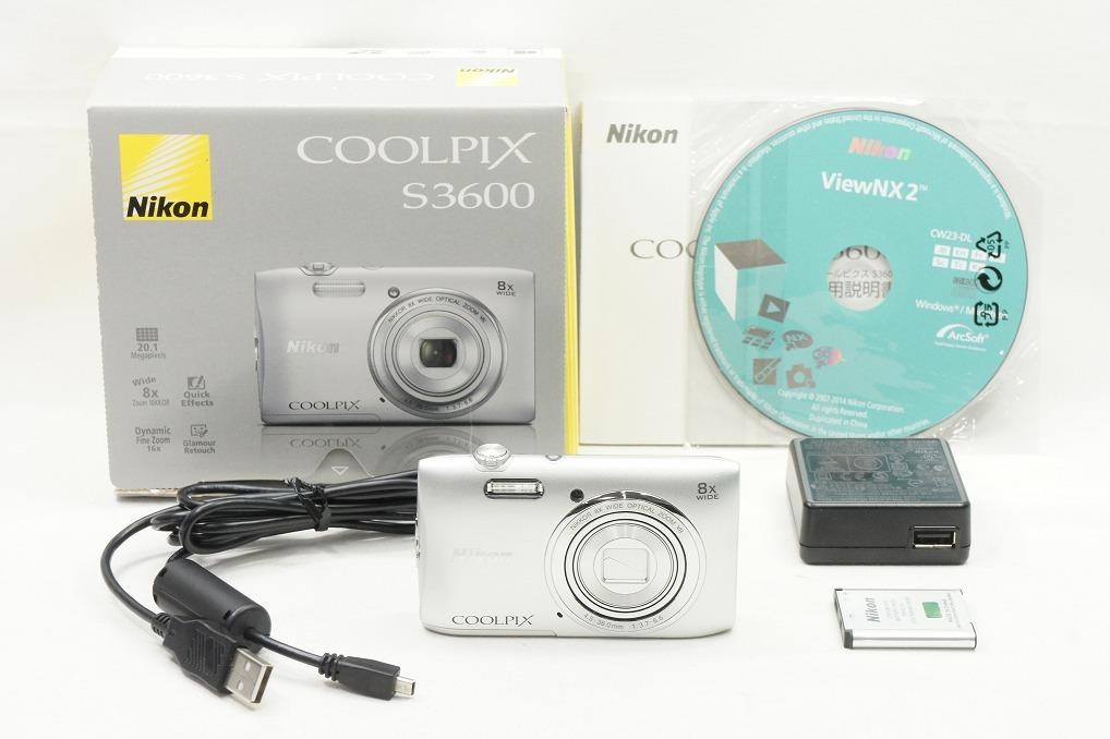 8902円 【適格請求書発行】美品 Nikon ニコン COOLPIX S3600 8902円 【適格請求書発行】美品 Nikon ニコン COOLPIX S3600