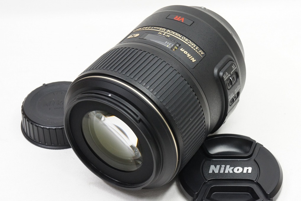 【適格請求書発行】美品 Nikon ニコン AF-S VR MICRO NIKKOR 105mm F2.8G IF ED 単焦点レンズ 元箱付【アルプスカメラ】240329e_画像2