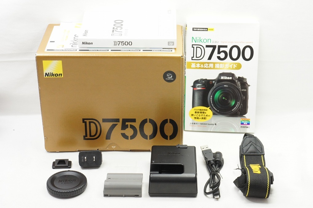 【適格請求書発行】美品 Nikon ニコン D7500 ボディ デジタル一眼レフカメラ 元箱付【アルプスカメラ】240403d_画像7