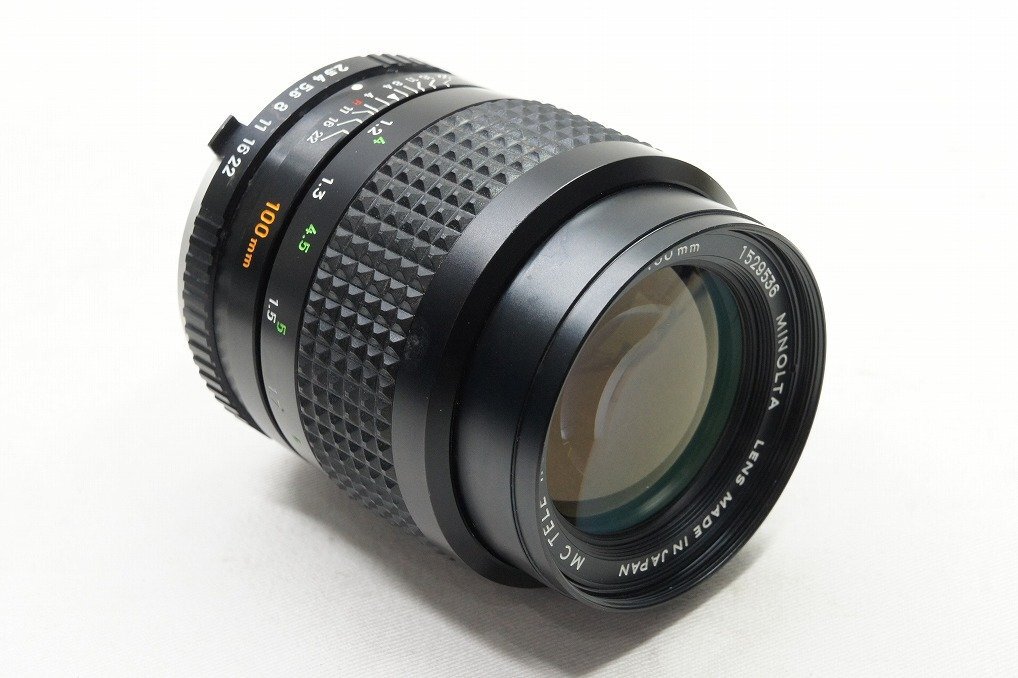 【適格請求書発行】訳あり品 MINOLTA ミノルタ MC TELE ROKKOR 100mm F2.5 SRマウント MF【アルプスカメラ】240320bの画像6